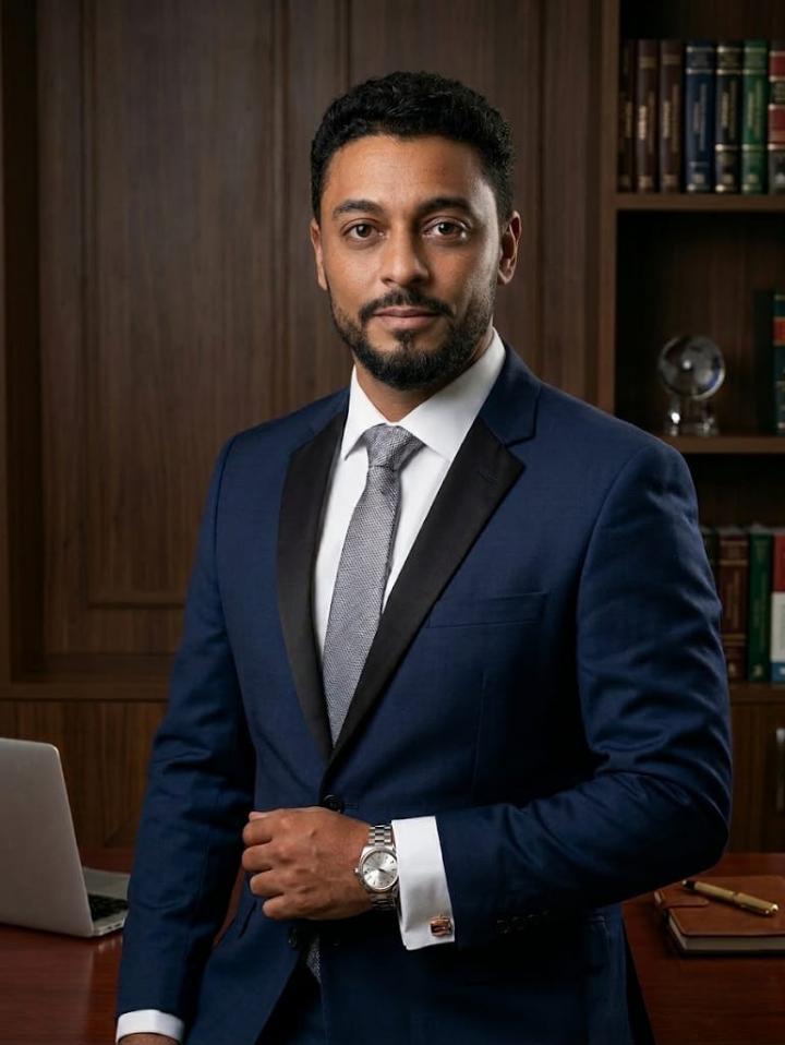 Advogado Araujo de paletó